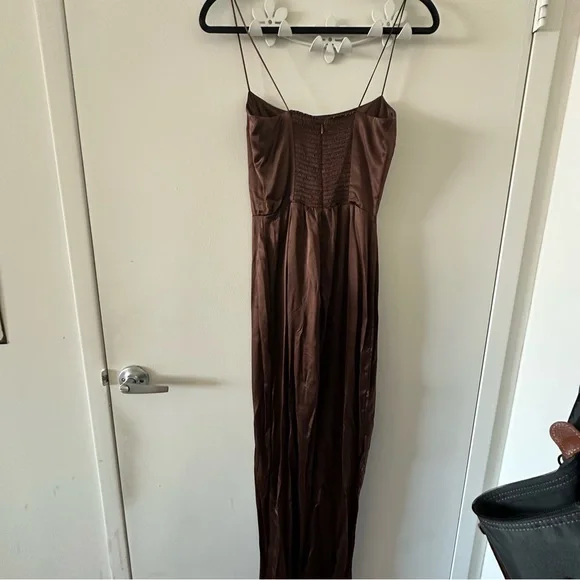 Reformation Chocolate Brown Maxi Dress - Picture 3 of 6